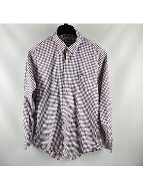 Peter Millar Shirt Mens XL Multi Check Ryton Crown Lite L/S Button Up